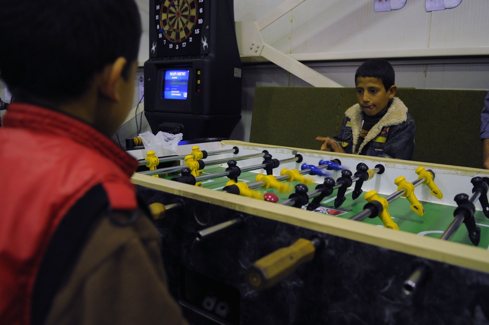 Iraqi Kids, U.S. Service members Enjoy Another Day of Fun, Education