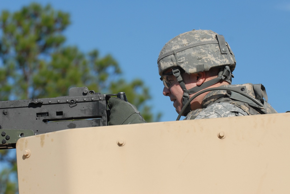188th BSB Mounts Up for .50 Cal Range