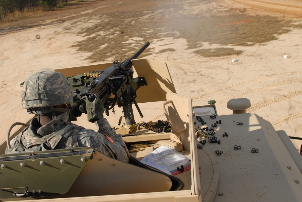 188th BSB Mounts Up for .50-Cal Range