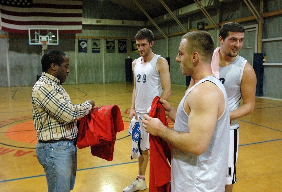 Basketball game brings KFOR, Kosovo players together