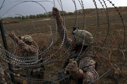 Marine Engineers Fortify Observation Posts in Afghanistan