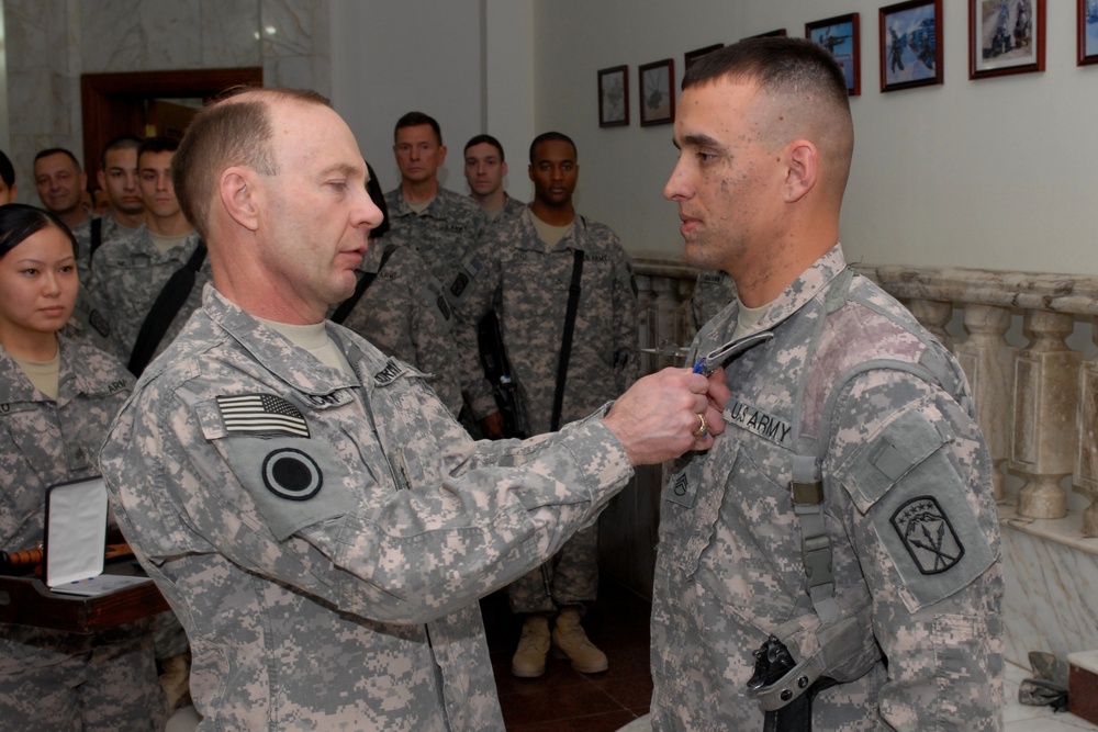 NCO Pays It Forward, Earns Soldier's Medal