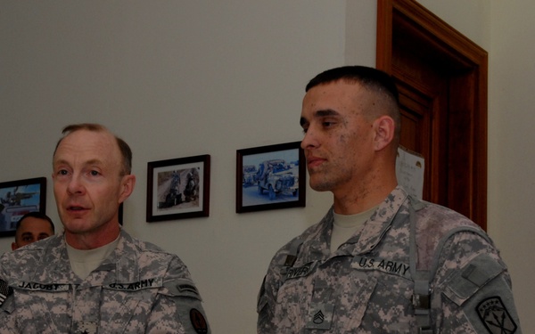 NCO Pays It Forward, Earns Soldier's Medal