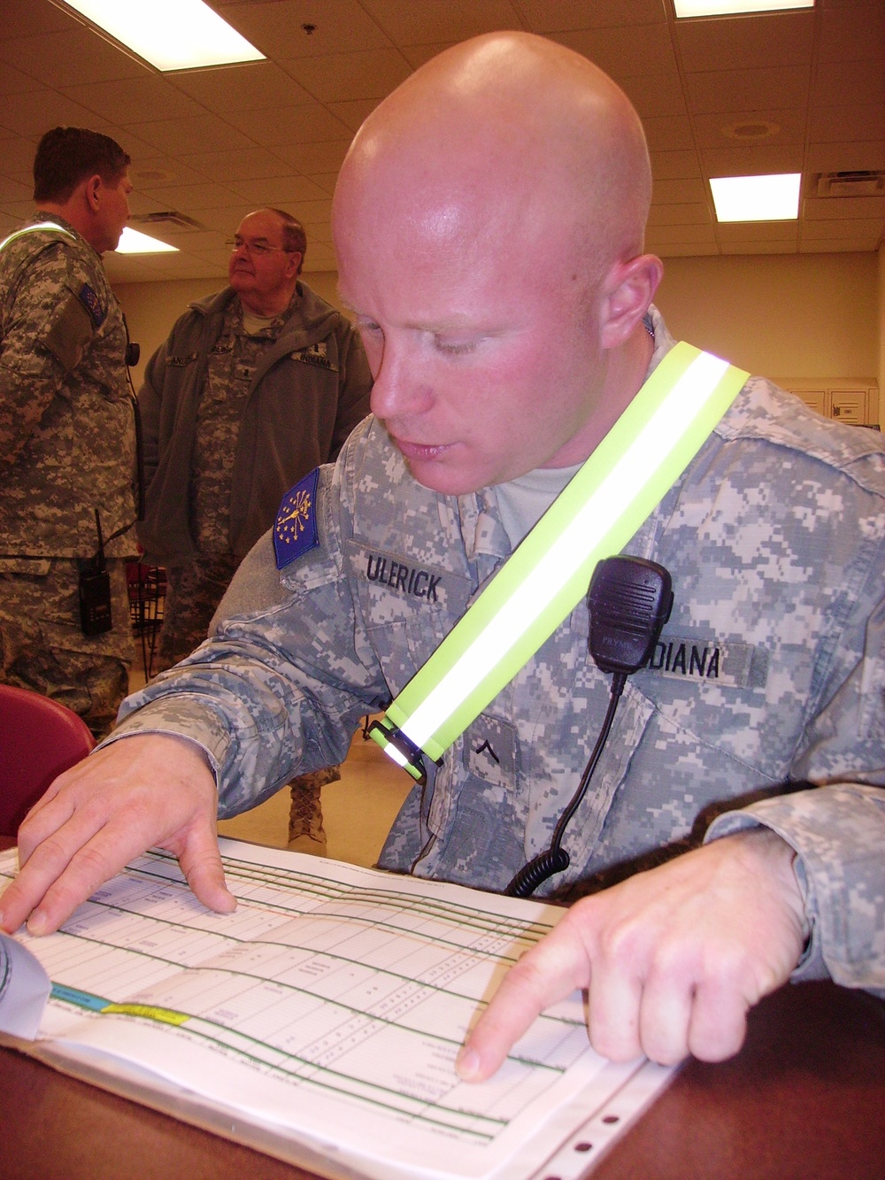 Indiana Guard Reserve helps National Guard Soldiers navigate Camp Atterbury