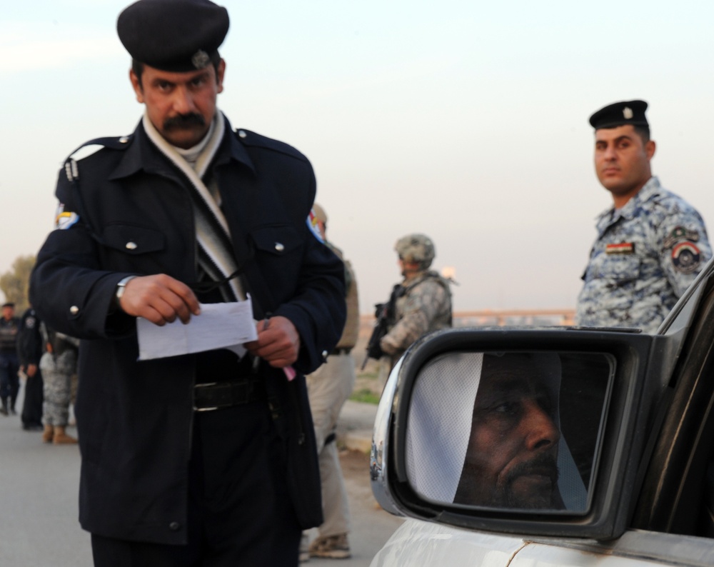 Traffic control checkpoint