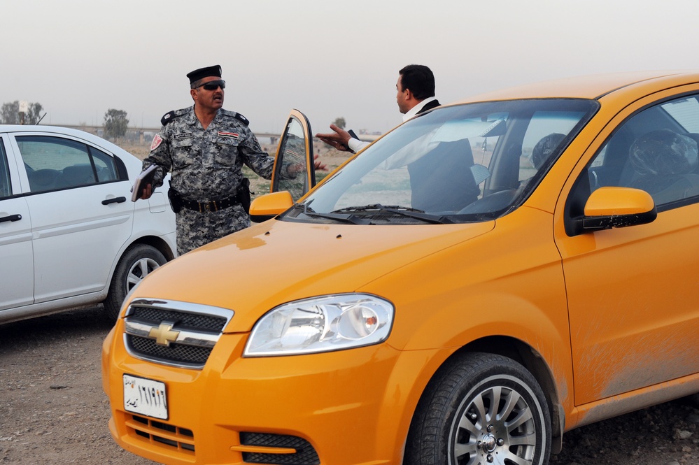 Traffic control checkpoint