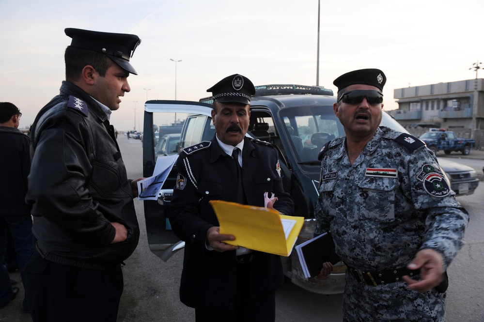 Traffic control checkpoint