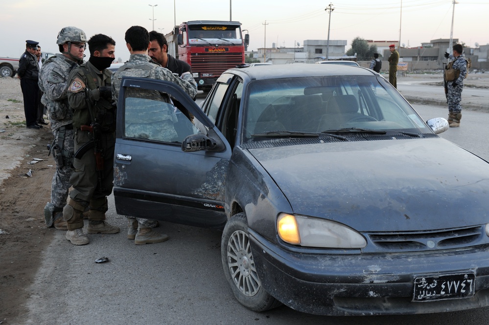 Traffic control checkpoint