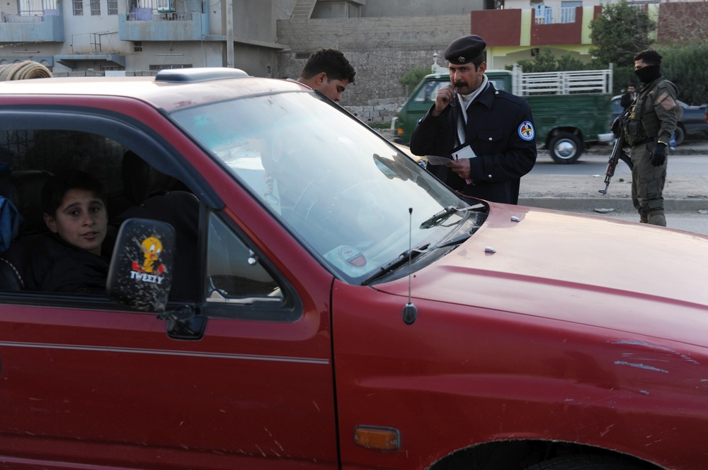 Traffic control checkpoint