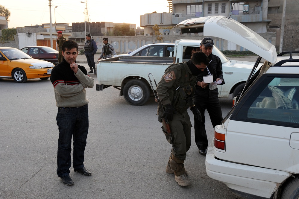 Traffic control checkpoint