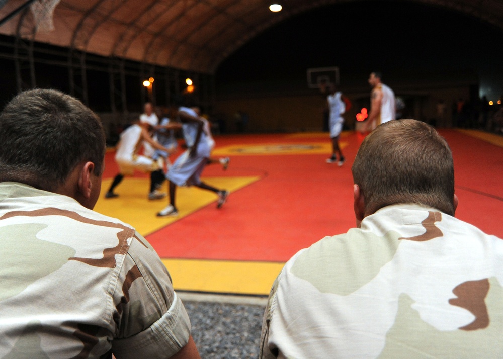 Camp Lemonnier Plays Basketball With Djiboutian National Development Team