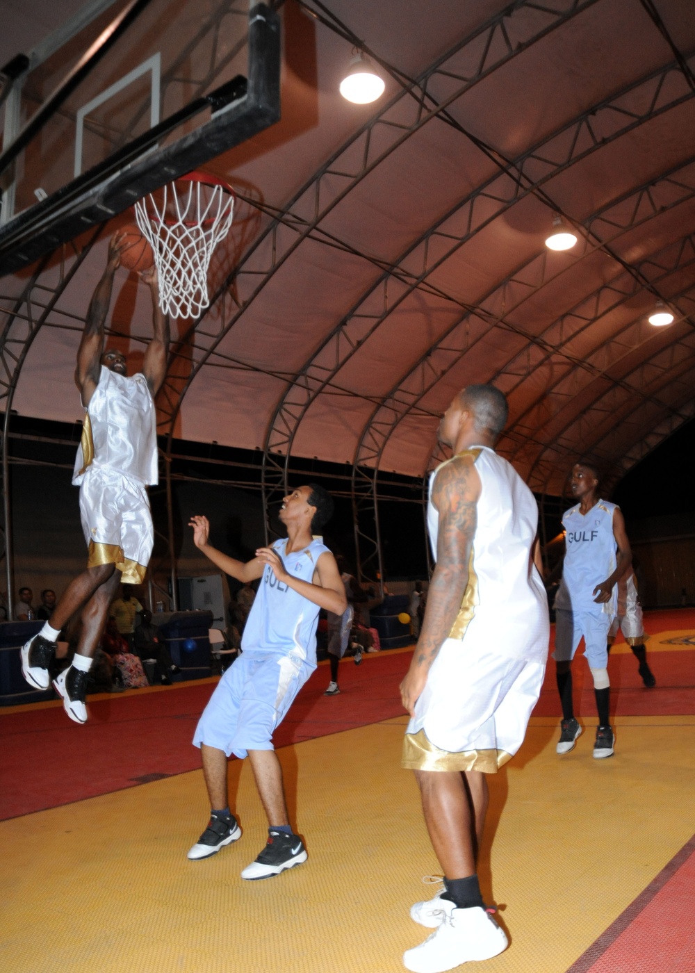 Camp Lemonnier Plays Basketball With Djiboutian National Development Team