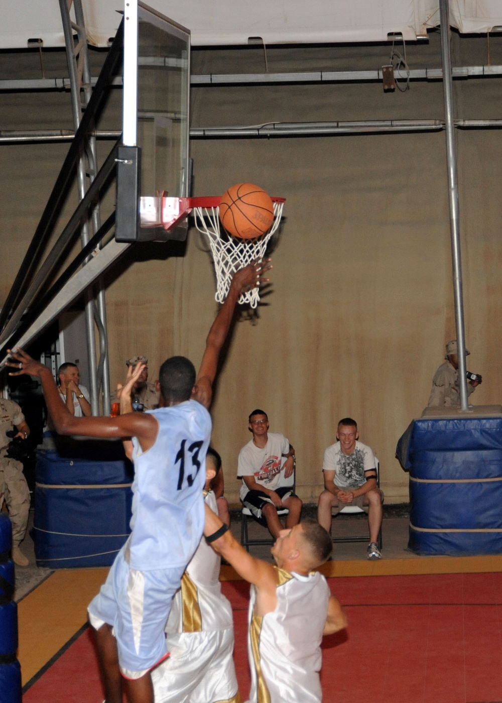 Camp Lemonnier Plays Basketball With Djiboutian National Development Team