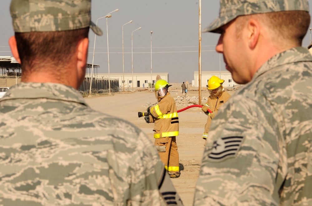 Ali Firefighters train Iraqis for future