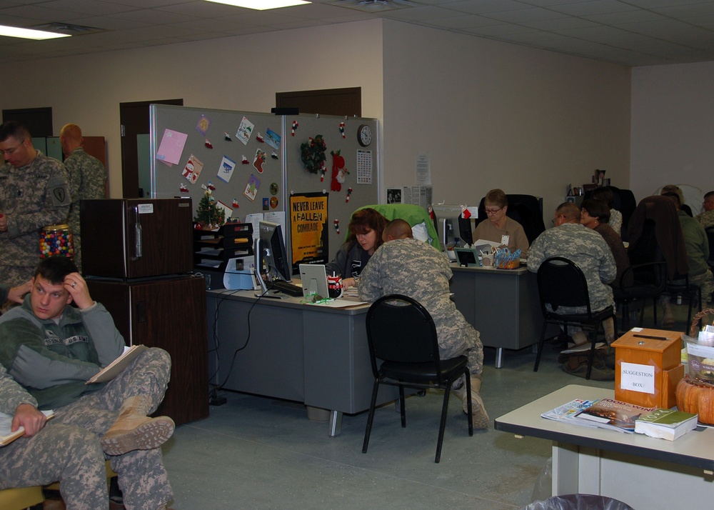 Troops spend last day of the year preparing for the future