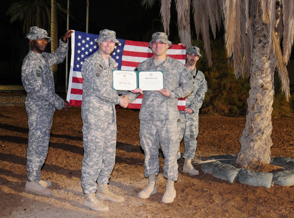 Paratrooper First to Re-enlist in the New Year