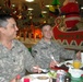 Father and son spend Christmas together in Iraq