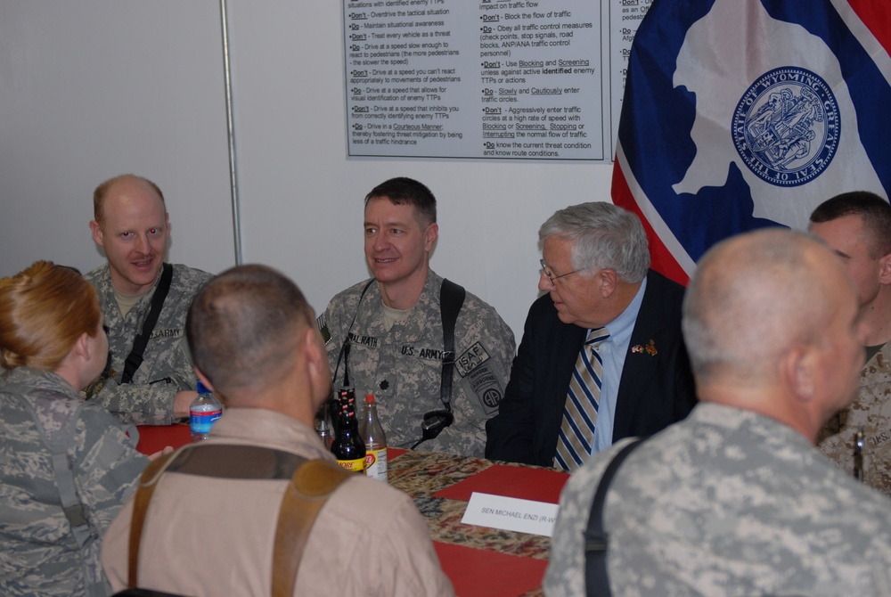 Senators Visit Service Members at BAF