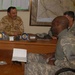 1/1 Armored Division Command Sgt. Major Meets 12th Iraqi Army Command Sgt. Major