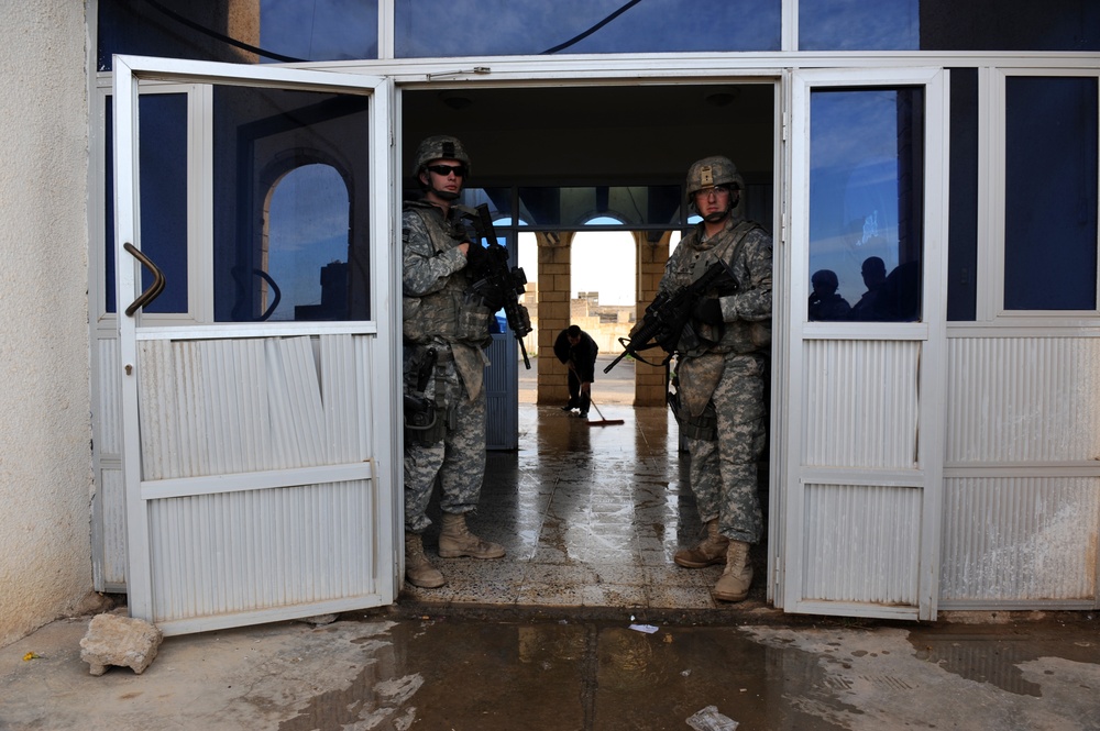 218th MP's Visits Altun Kupri Iraqi Police Station