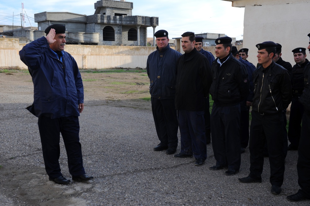 218th MP's Visits Altun Kupri Iraqi Police Station