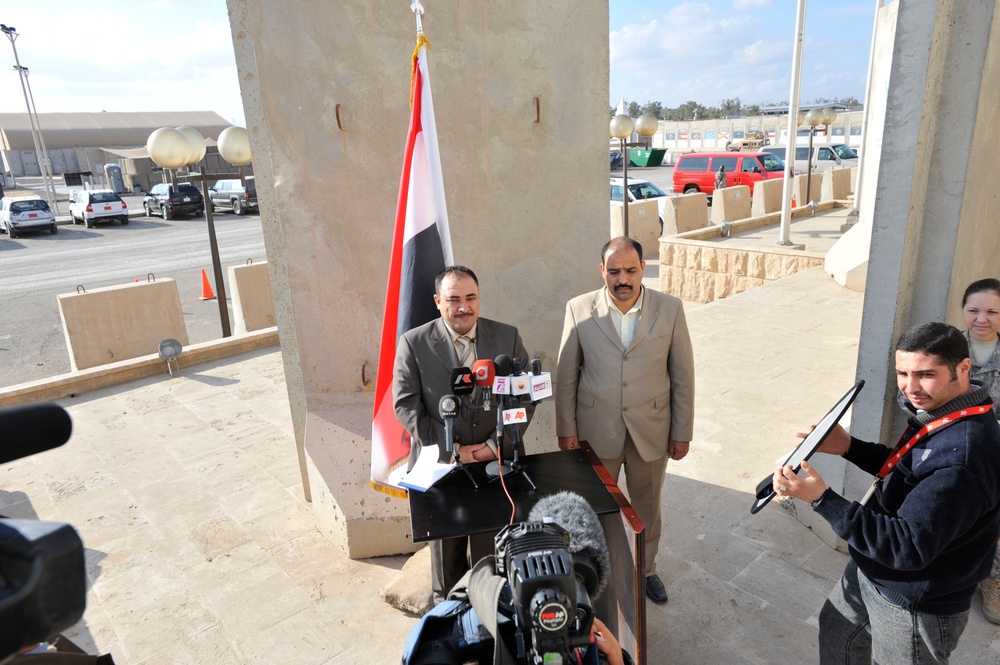 Iraqi army press conference