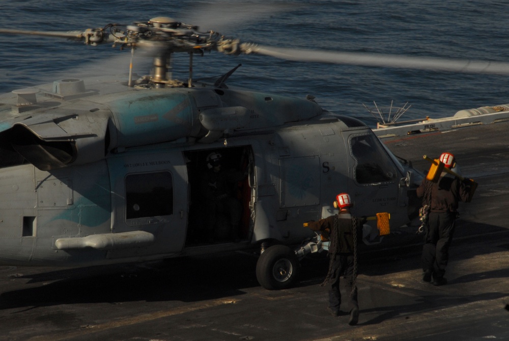 USS Nimitz Continues Operations