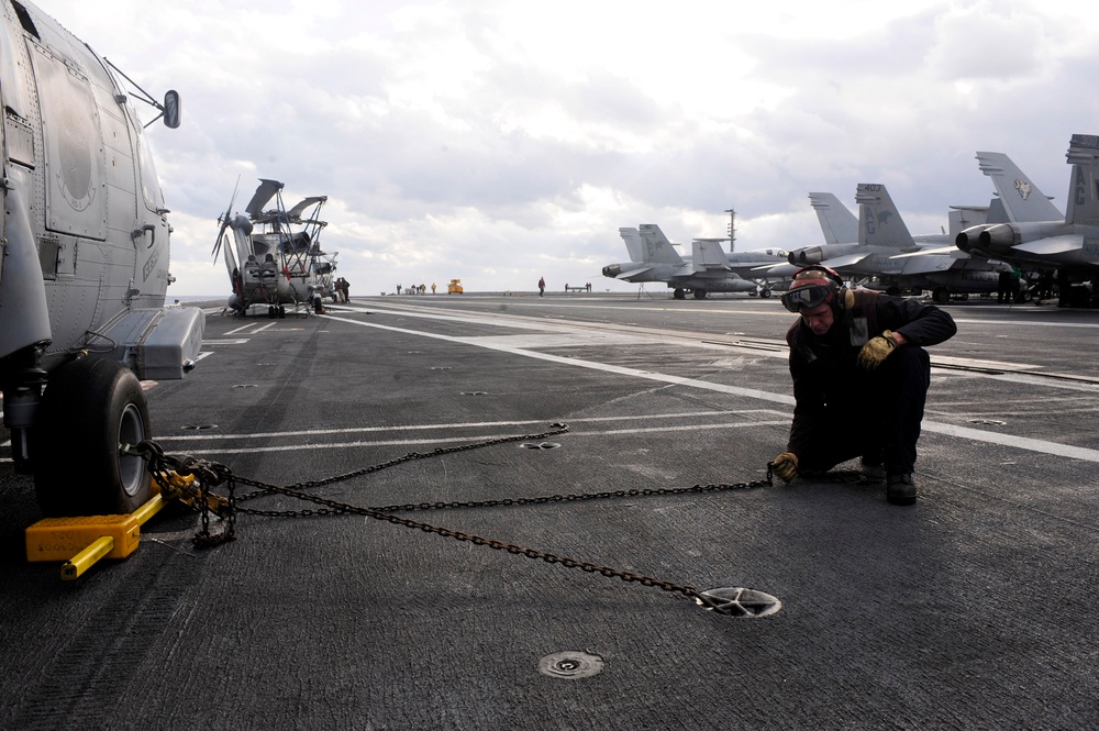 USS Dwight D. Eisenhower on Deployment