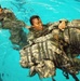 Paratroopers Jump Into Water Survival Training