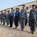 Iraqi police inspection formation