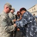 Iraqi police inspection formation