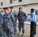 Iraqi police inspection formation