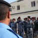 Iraqi police inspection formation