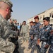 Iraqi police inspection formation