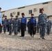 Iraqi police inspection formation