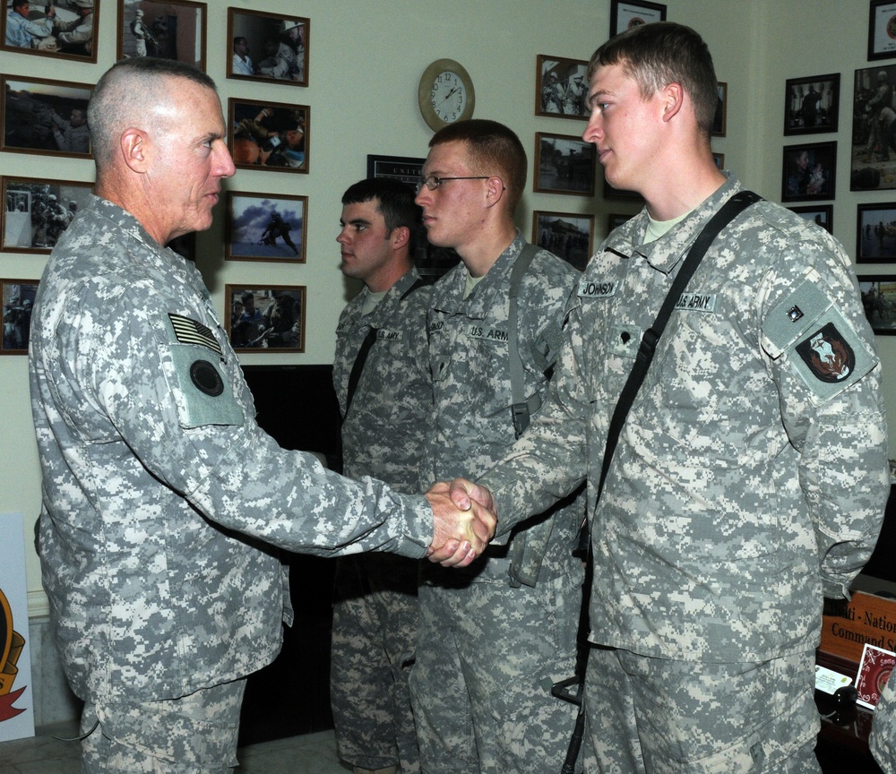 Command sergeant major recognizes Soldiers' hard work