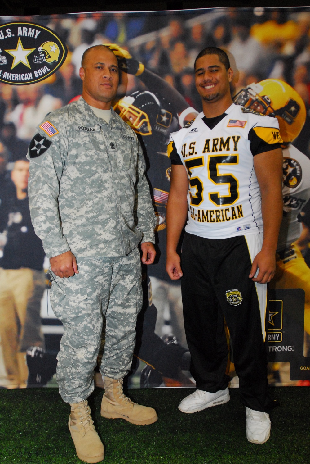 U.S. Army All American Bowl Brings Fort Lewis Father, Son Together