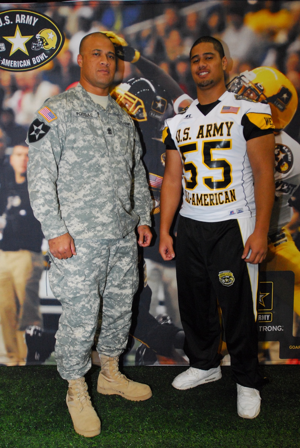 U.S. Army All American Bowl Brings Fort Lews Father, Son Together