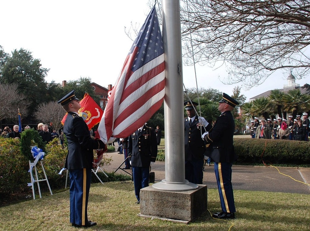 Louisiana Honor Guard commemorates the Battle of New Orleans
