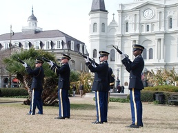 Louisiana Honor Guard commemorates the Battle of New Orleans