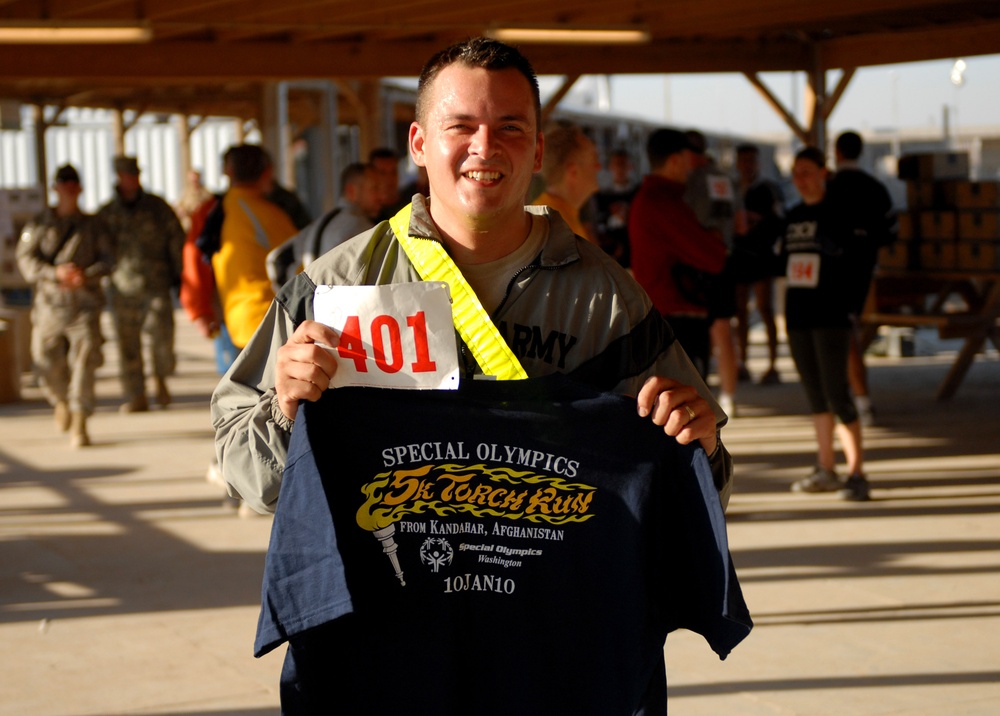 Kandahar Airfield Special Olympics 5K Run