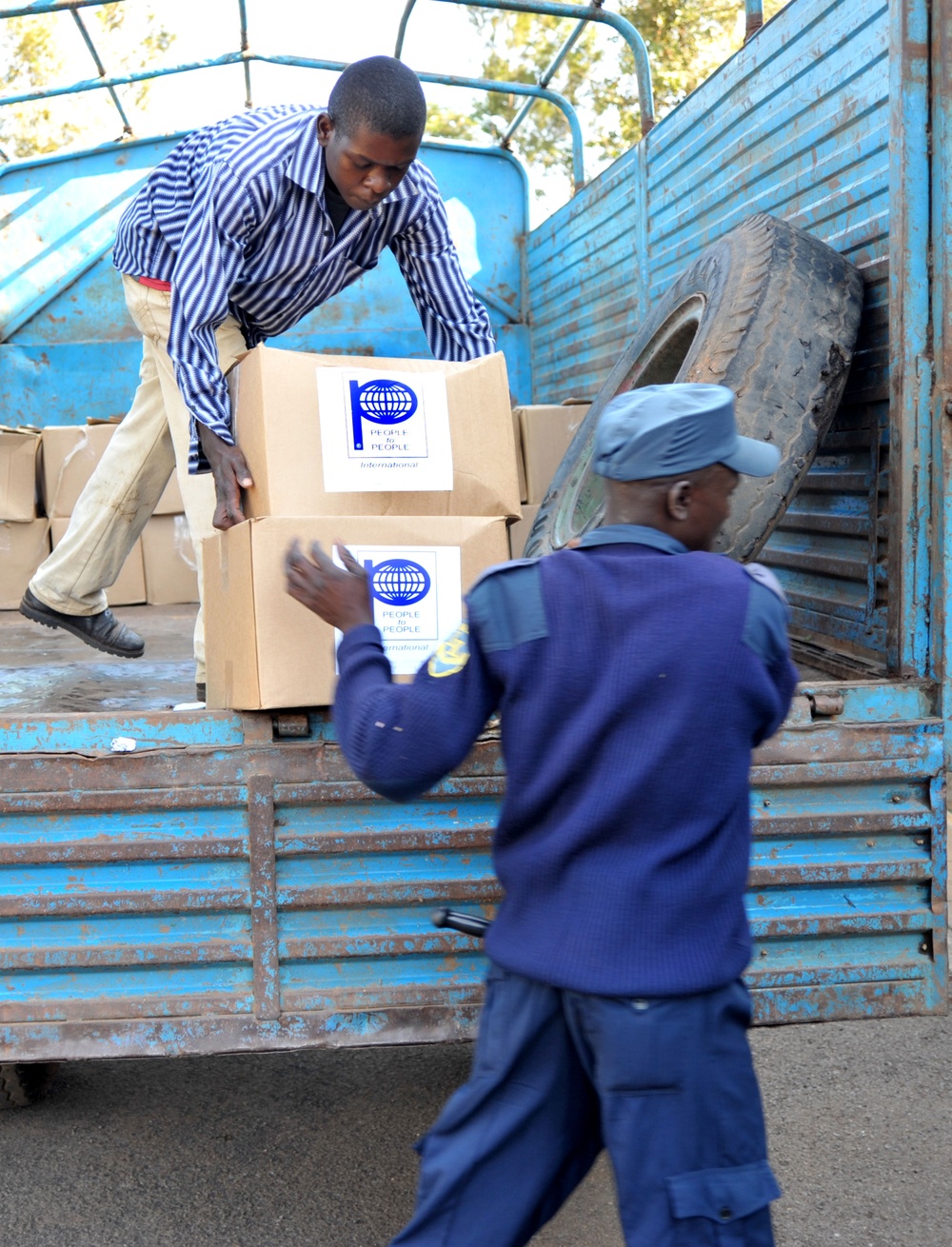 Combined Joint Task Force - Horn of Africa Members Deliver School Supplies