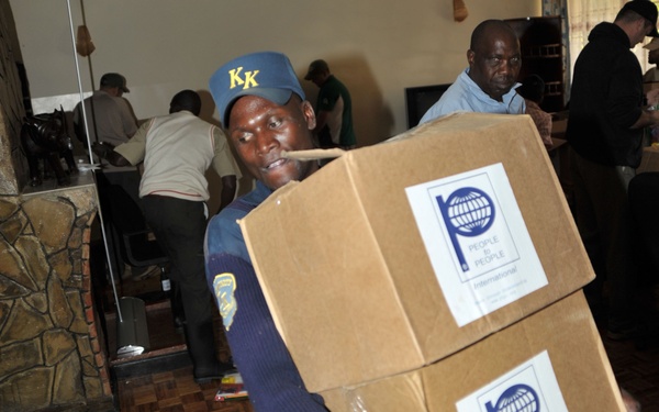 Combined Joint Task Force - Horn of Africa Members Deliver School Supplies