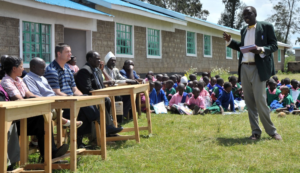 Combined Joint Task Force - Horn of Africa Members Deliver School Supplies