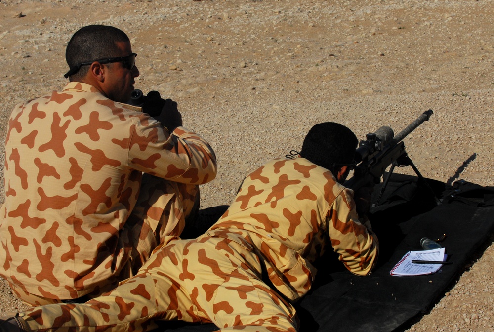 U.S. Forces Conduct Sniper Training With Kuwait Commandos