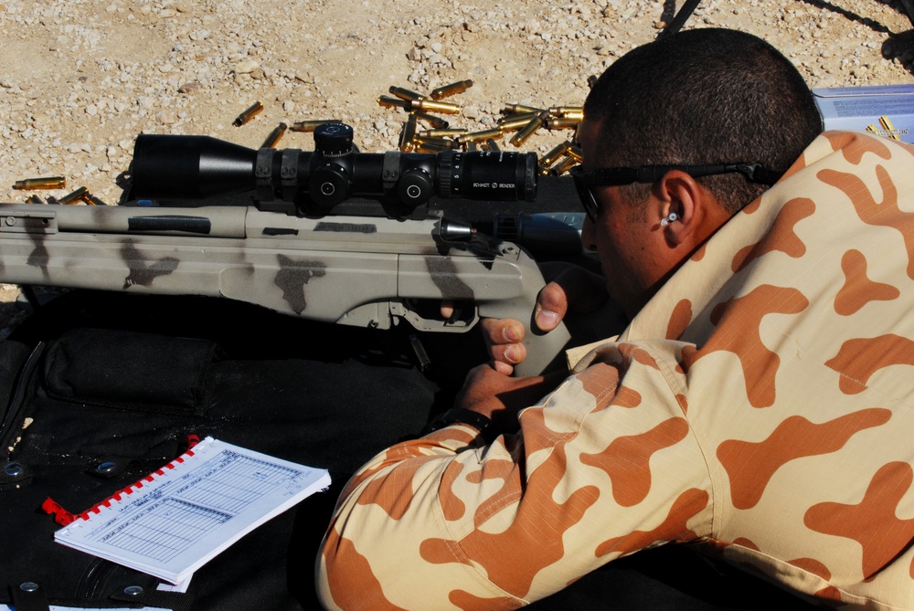 U.S. Forces Conduct Sniper Training With Kuwait Commandos