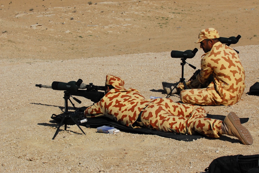 U.S. Forces Conduct Sniper Training With Kuwait Commandos