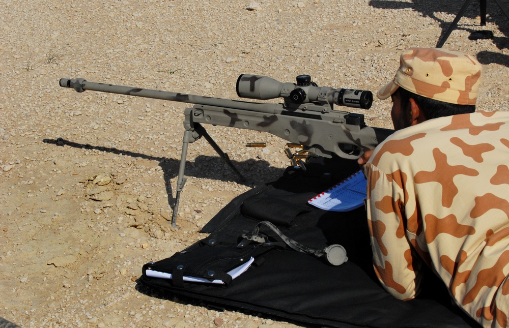 U.S. Forces Conduct Sniper Training With Kuwait Commandos