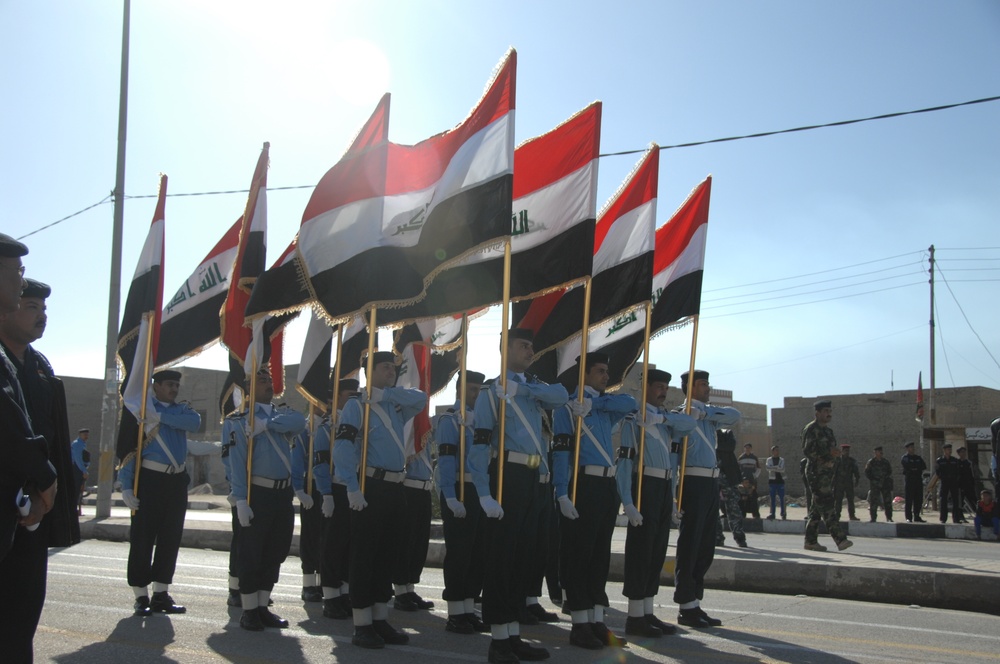 Iraqi Police Parade