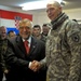 President of Croatia visits his nation's troops on Camp Bondsteel
